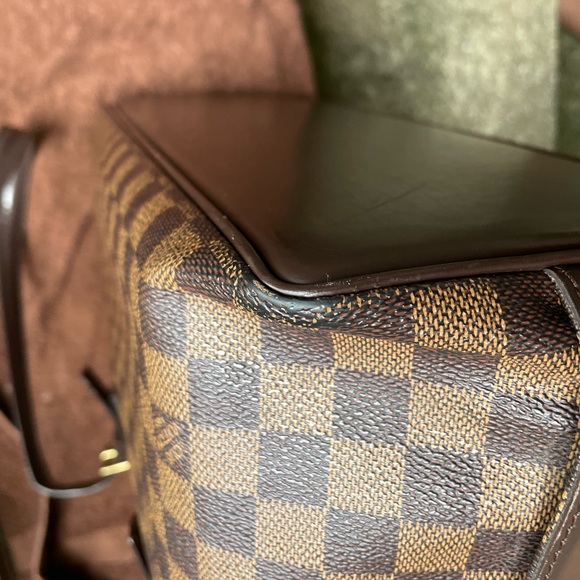 Louis Vuitton Brown Checkered Tote - Picture 8 of 16